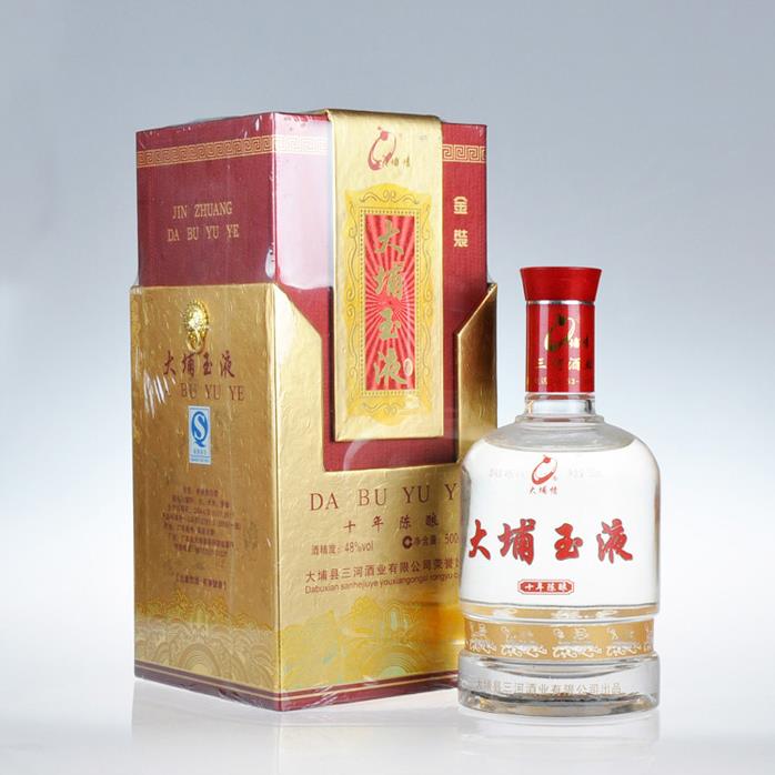 三河坝金装大埔玉液十年陈酿500ml